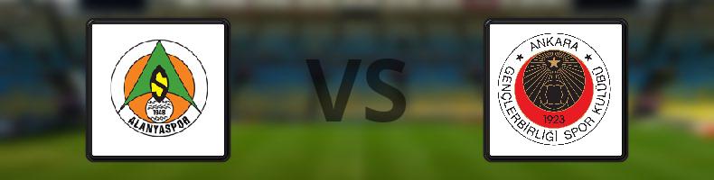 Alanyaspor - Gençlerbirligi odds, speltips, resultat i Süper Lig
