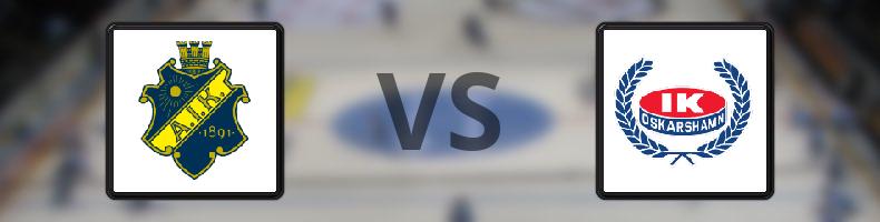 AIK - Oskarshamn odds, speltips, resultat i HockeyAllsvenskan