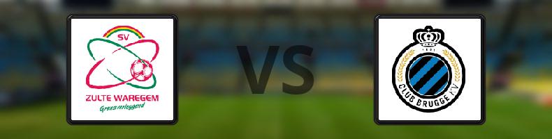 Zulte-Waregem - Club Brugge odds, speltips, resultat i Jupiler League