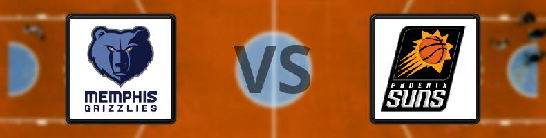 Memphis Grizzlies - Phoenix Suns odds, speltips, resultat i NBA