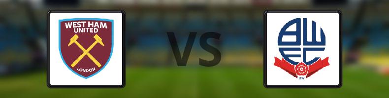 West Ham - Bolton odds, speltips, resultat i EFL Championship