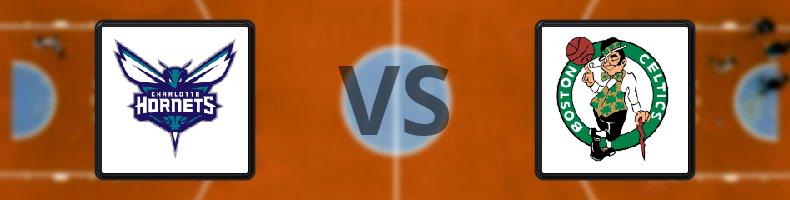 Charlotte Hornets - Boston Celtics odds, speltips, resultat i NBA
