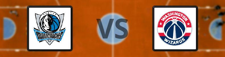 Dallas Mavericks - Washington Wizards odds, speltips, resultat i NBA