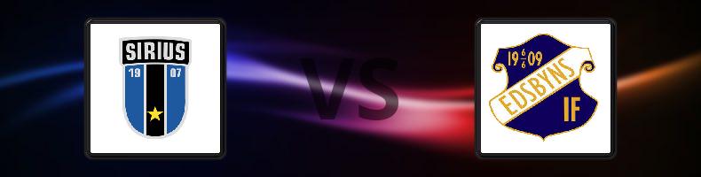 IK Sirius - Edsbyns IF odds, speltips, resultat i Elitserien