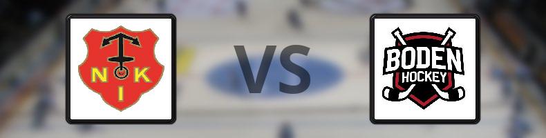 Norrtälje IK - Bodens HF odds, speltips, resultat i HockeyEttan