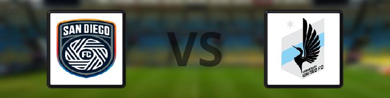 San Diego FC - Minnesota United odds, speltips, resultat i MLS