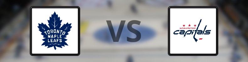 Toronto Maple Leafs - Washington Capitals odds, speltips, resultat i NHL
