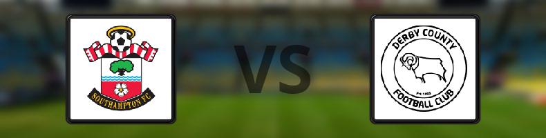 Southampton - Derby County FC odds, speltips, resultat i EFL Championship