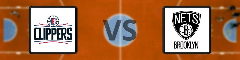 Los Angeles Clippers - Brooklyn Nets odds, speltips, resultat i NBA