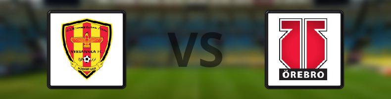 Syrianska - Örebro odds, speltips, resultat i Svenska Cupen
