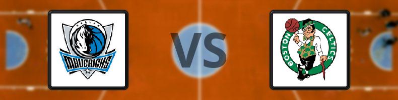 Dallas Mavericks - Boston Celtics odds, speltips, resultat i NBA