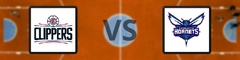 Los Angeles Clippers - Charlotte Hornets odds, speltips, resultat i NBA