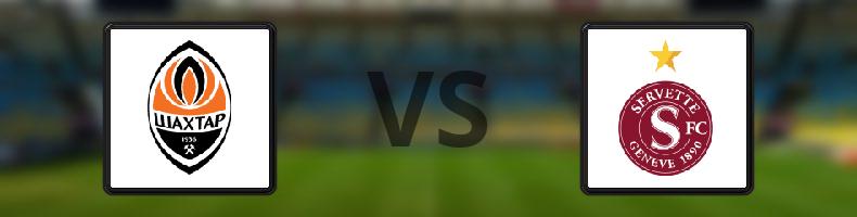 Shakhtar Donetsk - Servette odds, speltips, resultat i Conference League