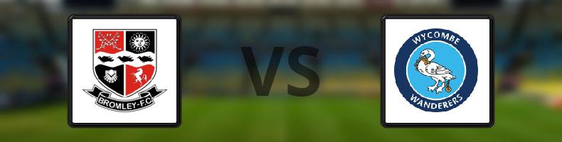 Bromley - Wycombe odds, speltips, resultat i Engelska Ligacupen