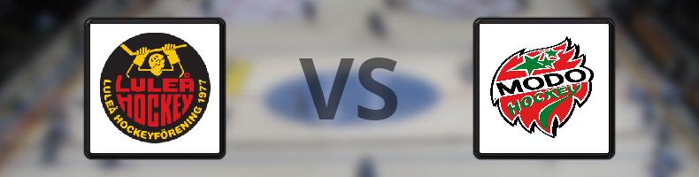 Luleå HF - MODO Hockey odds, speltips, resultat i SDHL