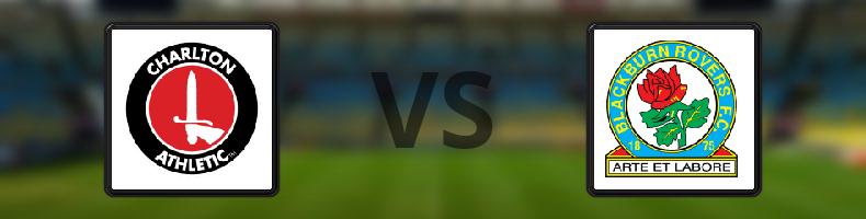 Charlton - Blackburn odds, speltips, resultat i EFL Championship
