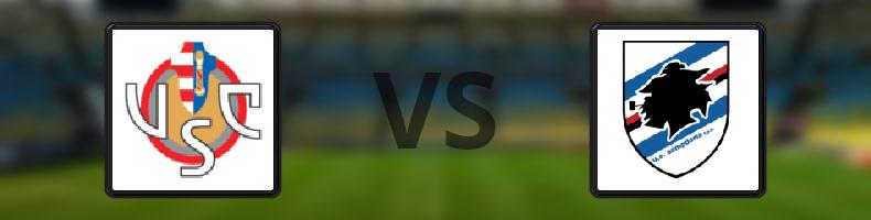 Cremonese - Sampdoria odds, speltips, resultat i Coppa Italia