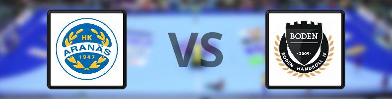 HK Aranäs - Boden Handboll IF odds, speltips, resultat i Handbollsligan damer