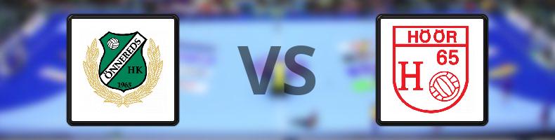 Önnereds HK - H 65 Höör odds, speltips, resultat i Handbollsligan damer
