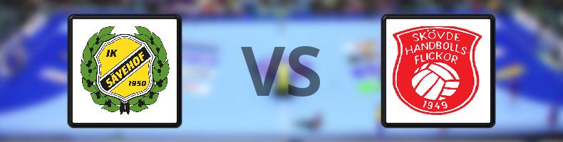 IK Sävehof - Skövde HF odds, speltips, resultat i Handbollsligan damer