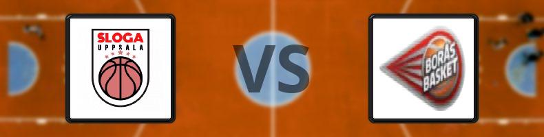Sloga Uppsala - Borås Basket odds, speltips, resultat i Basketligan herrar