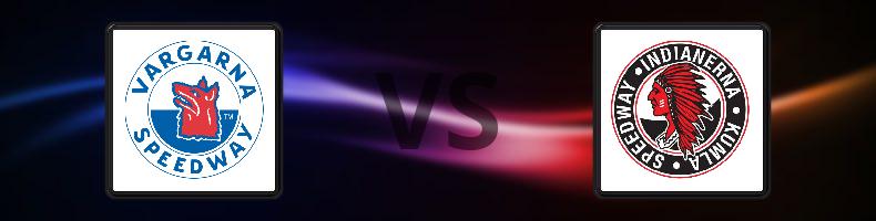 Vargarna Norrköping - Indianerna odds, speltips, resultat i Elitserien Speedway