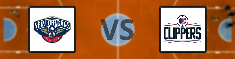 New Orleans Pelicans - Los Angeles Clippers odds, speltips, resultat i NBA