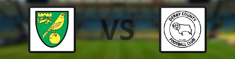 Norwich - Derby County FC odds, speltips, resultat i EFL Championship