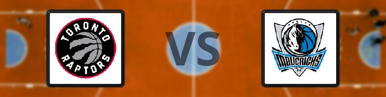 Toronto Raptors - Dallas Mavericks odds, speltips, resultat i NBA