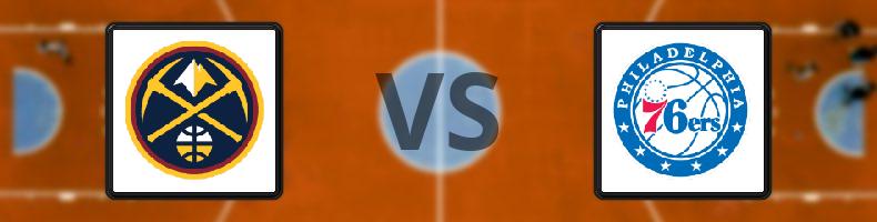 Denver Nuggets - Philadelphia 76ers odds, speltips, resultat i NBA