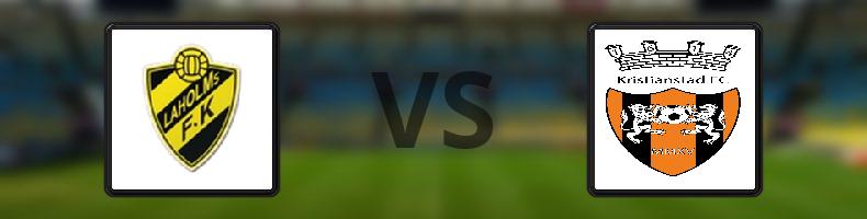 Laholms FK - Kristianstads FF odds, speltips, resultat i Division 1