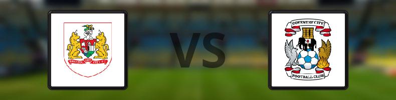 Bristol City - Coventry odds, speltips, resultat i EFL Championship