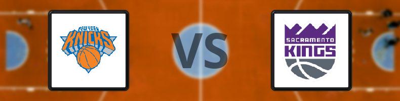 New York Knicks - Sacramento Kings odds, speltips, resultat i NBA