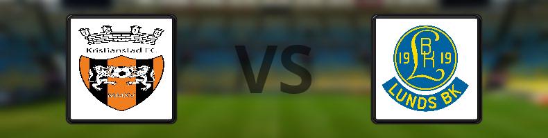 Kristianstads FF - Lunds BK odds, speltips, resultat i Division 1