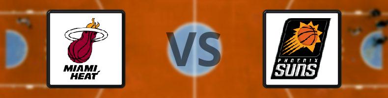 Miami Heat - Phoenix Suns odds, speltips, resultat i NBA