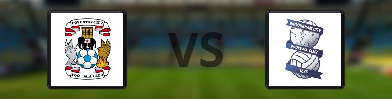 Coventry - Birmingham odds, speltips, resultat i EFL Championship