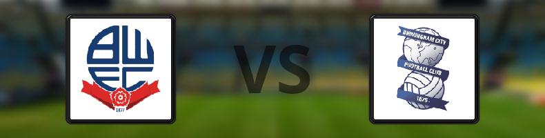 Bolton - Birmingham odds, speltips, resultat i EFL Championship