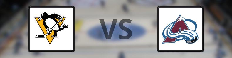 Pittsburgh Penguins - Colorado Avalanche odds, speltips, resultat i NHL