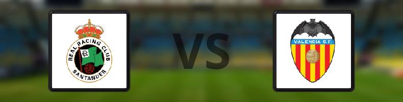 Racing Santander - Valencia odds, speltips, resultat i La Liga