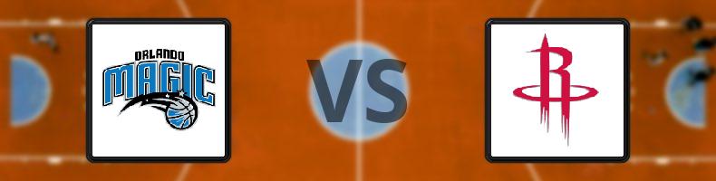 Orlando Magic - Houston Rockets odds, speltips, resultat i NBA