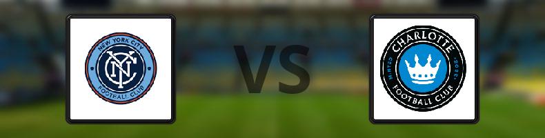 New York City FC - Charlotte FC odds, speltips, resultat i MLS