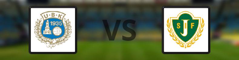 Utsiktens BK - Jönköpings Södra odds, speltips, resultat i Division 1