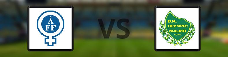 Åtvidabergs FF - BK Olympic odds, speltips, resultat i Division 1