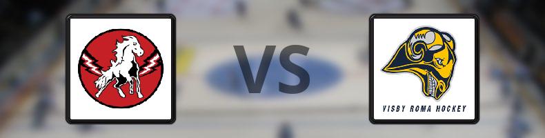 Vita Hästen - Visby/Roma HK odds, speltips, resultat i HockeyEttan