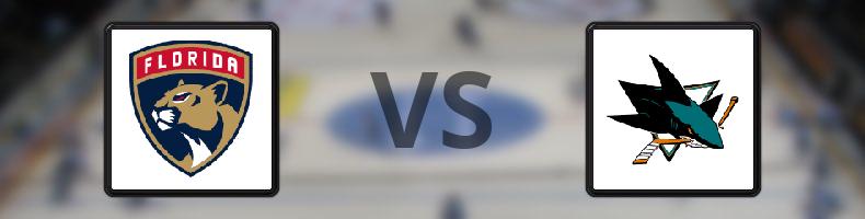 Florida Panthers - San José Sharks odds, speltips, resultat i NHL