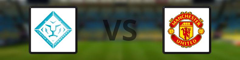London City Lionesses - Manchester United odds, speltips, resultat i FA Women