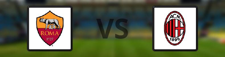 Roma - Milan odds, speltips, resultat i Serie A