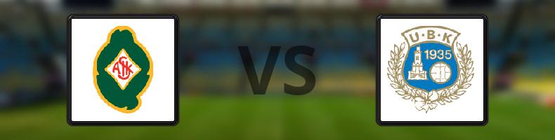 Skövde AIK - Utsiktens BK odds, speltips, resultat i Division 1