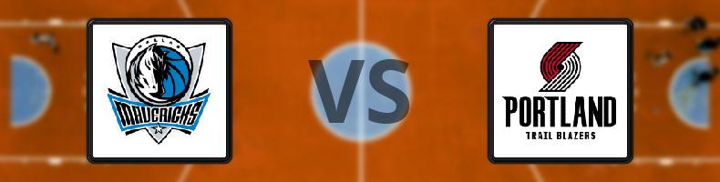 Dallas Mavericks - Portland Trail Blazers odds, speltips, resultat i NBA