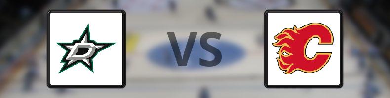Dallas Stars - Calgary Flames odds, speltips, resultat i NHL